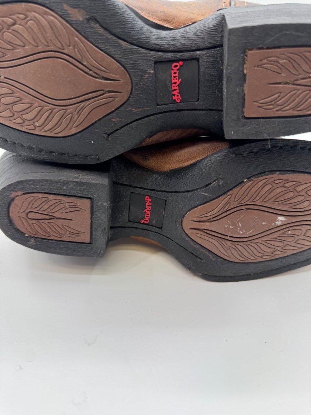 Laredo Tori Western Cowboy Boots Size 8.5 With Embroidered Design Pull-On Tabs D - Picture 11 of 14